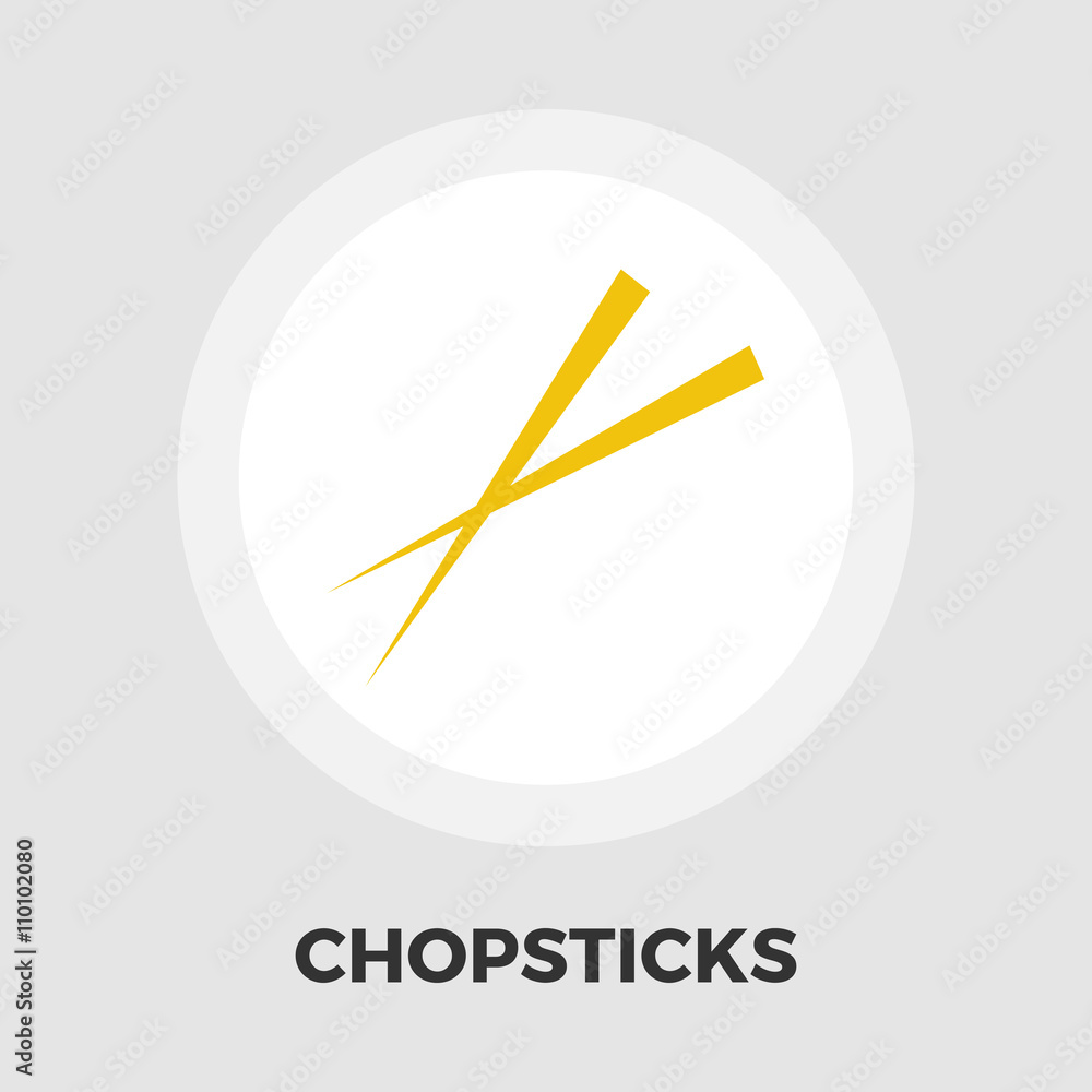 Chopsticks flat icon Chopsticks flat icon