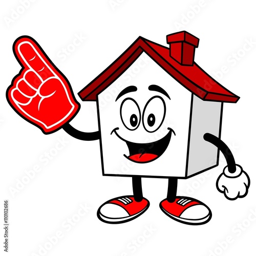 House with a Foam Finger