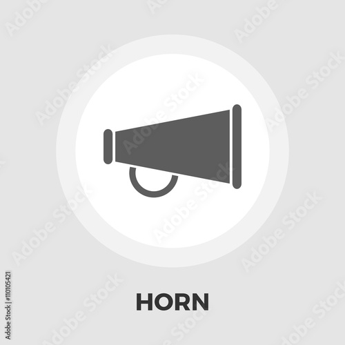 Horn flat icon