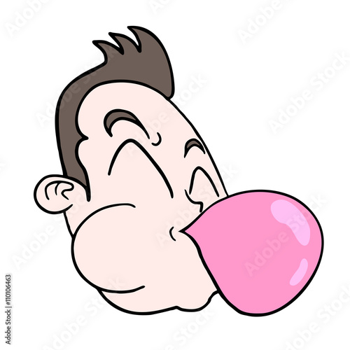 bubble gum illustration