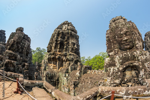 Buddha faces of Bayon temple