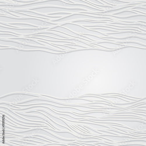 Abstract background with waves ornament