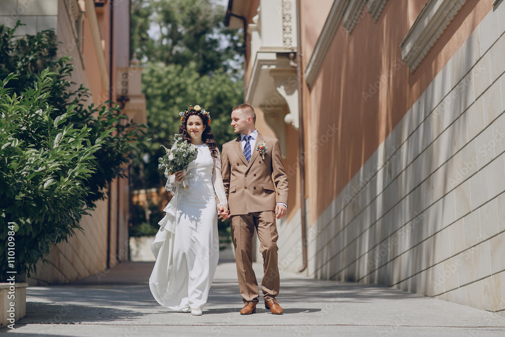 Naklejka premium sunny wedding day