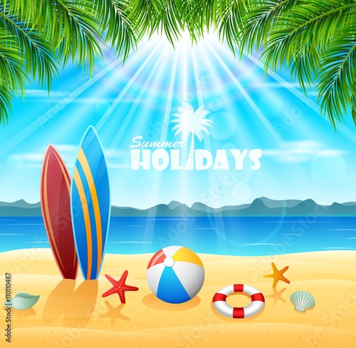 Summer holiday background