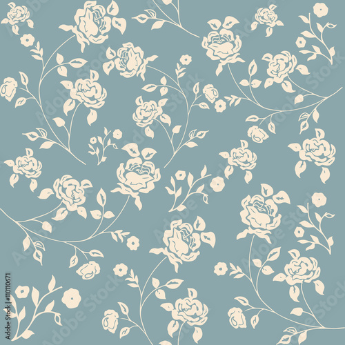 Pattern with flowers