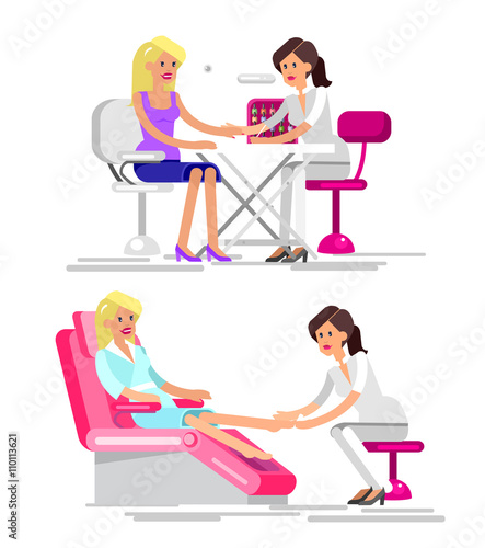 template for beauty saloon