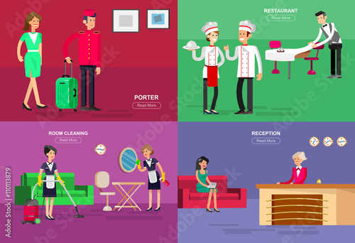 Hotel staff and service 