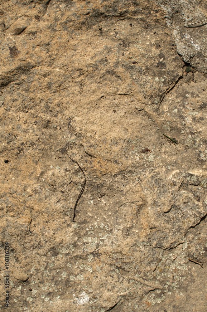 Surface of stone slab yard paved with sandstone closeup as background Surface of stone slab yard paved with sandstone closeup as background