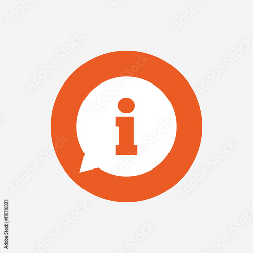 Information sign icon. Info symbol.