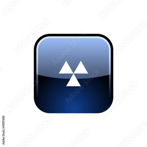 Free Download Radioactive danger sign. Vector icon - GFXLoad