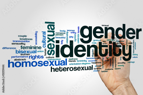Gender identity word cloud © ibreakstock