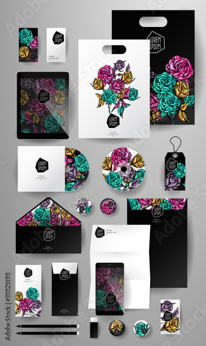 Abstract  business set. Corporate identity templates