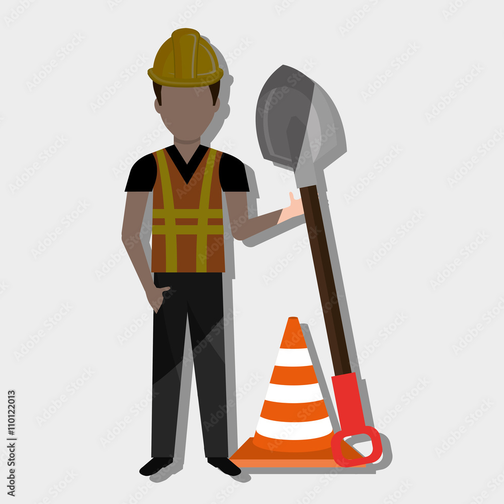 construction worker design construction worker design