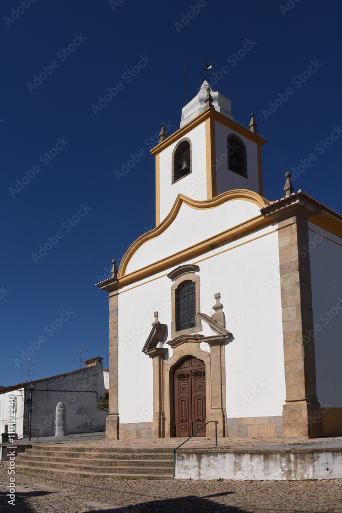 Church in the village of Alpalhao, Alentejo region, Portugal