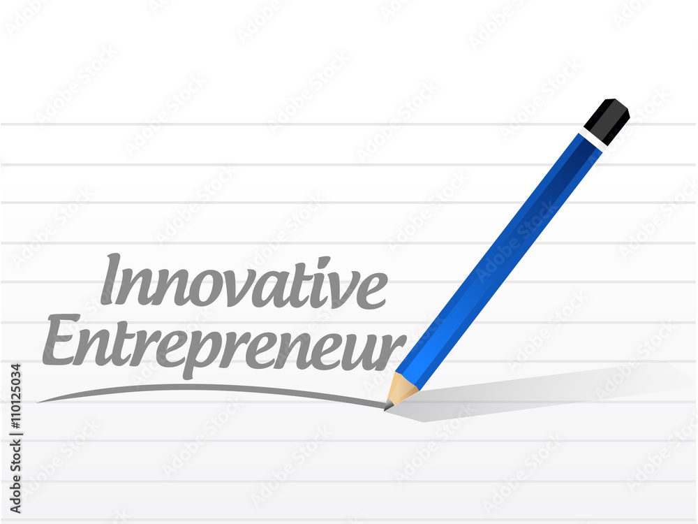 innovative entrepreneur message sign innovative entrepreneur message sign