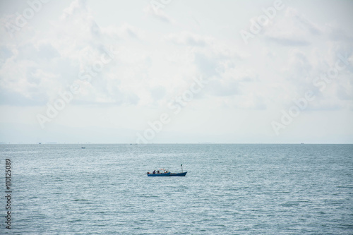 little fishing boat in the sea © Suwatchai