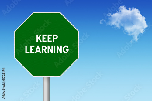 Keep Learning Sign © jaykoppelman