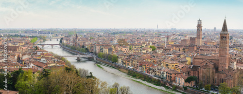 Panoramic view of Verona.