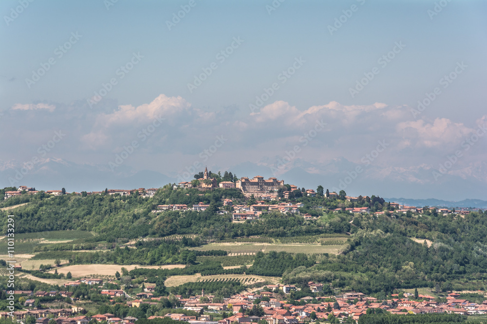 Villages in Langhe region, Italy
