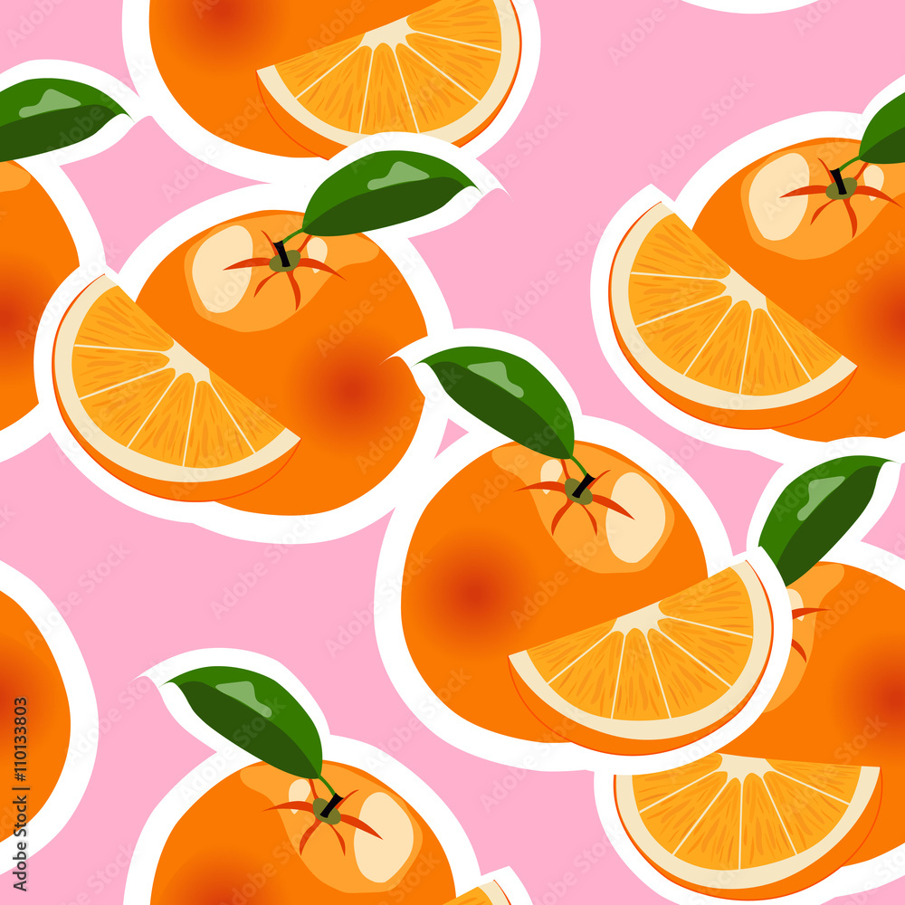 Vector orange pattern Vector orange pattern