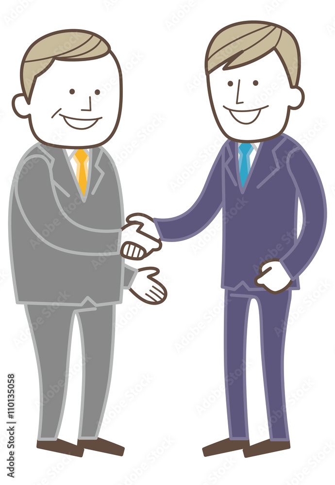 ビジネス　握手