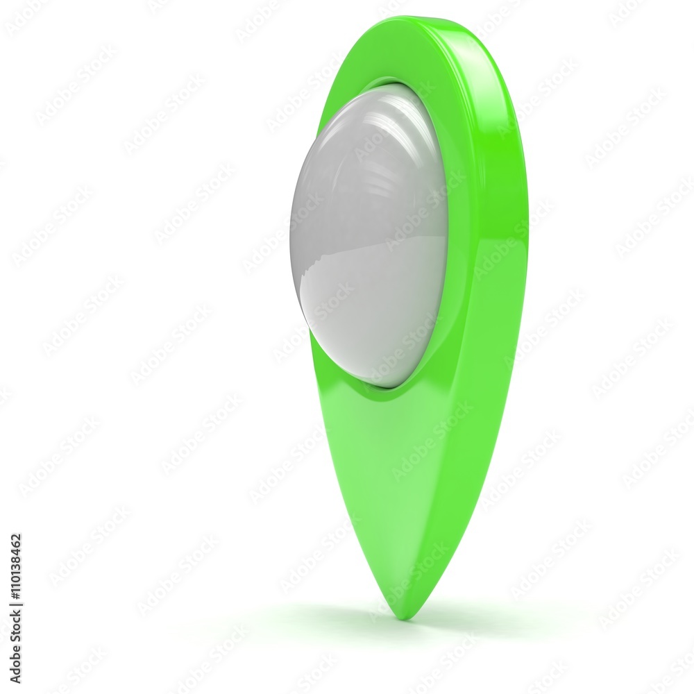 black map pointer isolated. 3d rendering. black map pointer isolated. 3d rendering.
