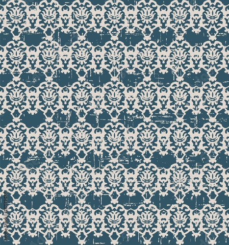 Seamless worn out vintage background 330_vintage kaleidoscope pattern
