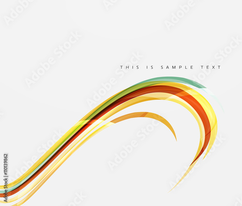 Color stripes with shiny light effects  wave line abstract background