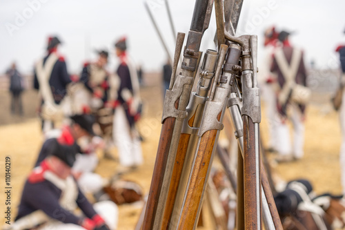 Konstfotografi Detail of Napoleon's army equipment