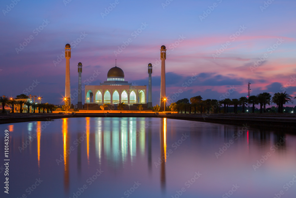 mosque twilight