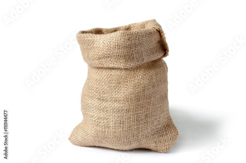sack isolated on white background photo