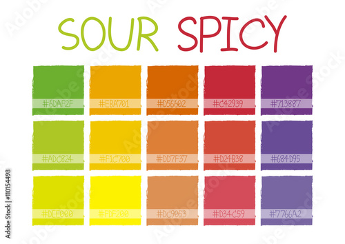Sour Spicy Color Tone with ...