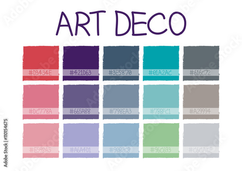 Art Deco Color Tone with Co...