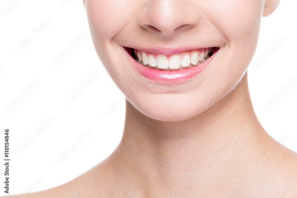 Beautiful smile with whitening teeth Beautiful smile with whitening teeth