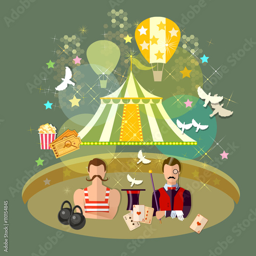 Circus performance circus show