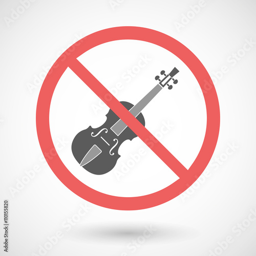 Forbidden vector signal with   a violin