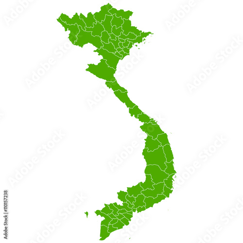 ベトナム　地図　国　アイコン
