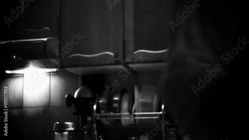1960's BW styled clip - housewife