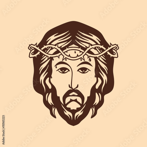 Face of Jesus Christ hand drawn