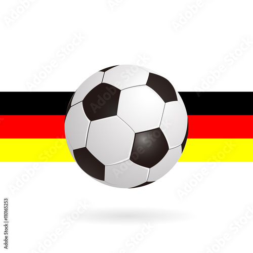 Fu  ball - Farben Deutschland