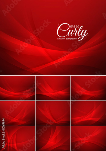 Curly abstract background