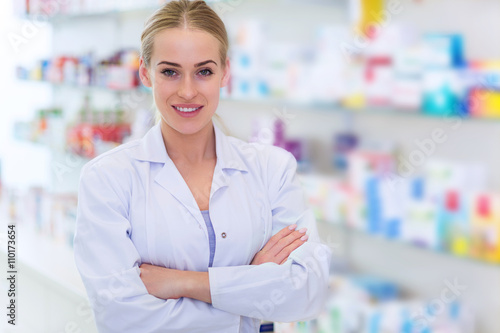 Female pharmacist 