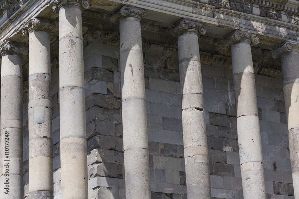 Ancient Garni pagan Temple, the hellenistic temple in Armenia Ancient Garni pagan Temple, the hellenistic temple in Armenia
