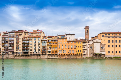 L'Arno à Florence en Toscane, Italie