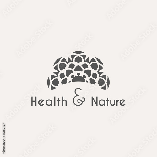 Vector asian logo template
