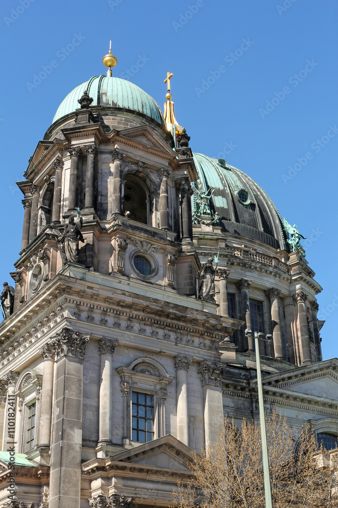 closeup of Berlin Cathedral, Germany