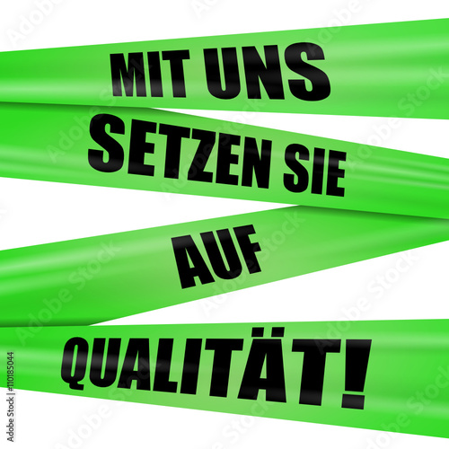 absperrband mit uns setzen sie auf qualität I