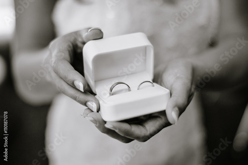 Wedding Rings in a Box photo
