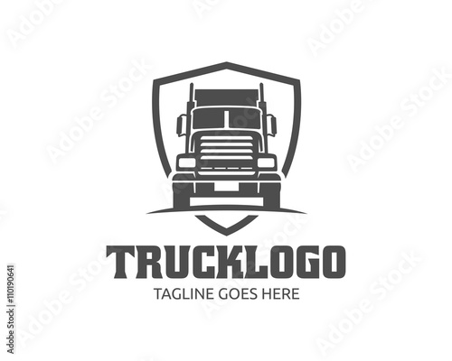Truck Logo, cargo logo, delivery cargo trucks, Logistic logo
