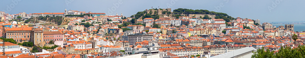Lisbon cityscape Panorama, Portugal